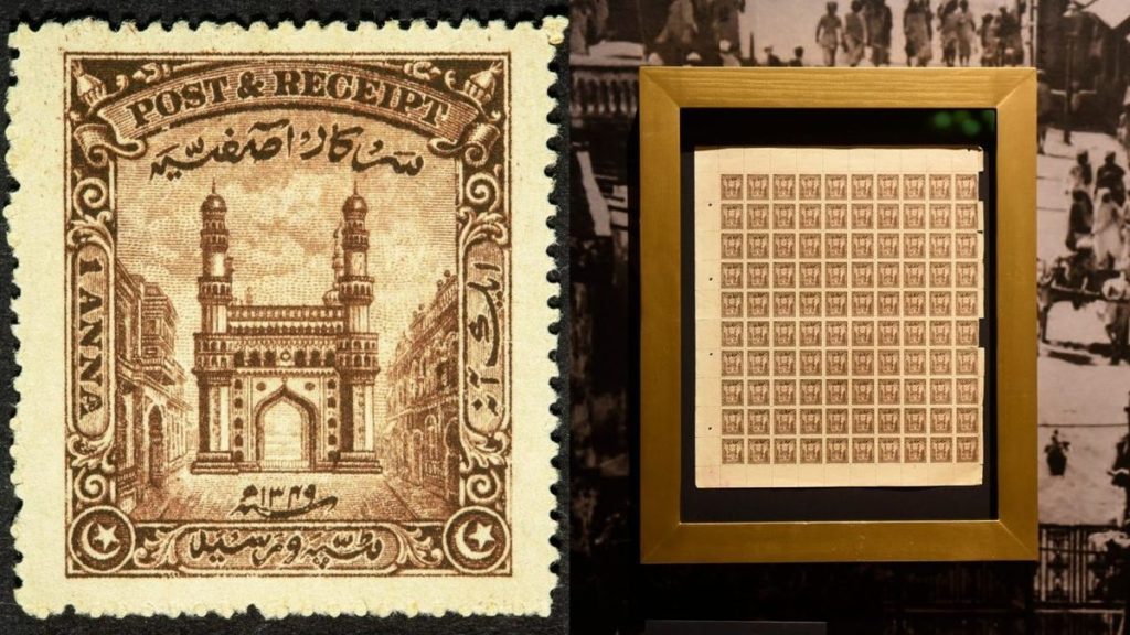 These rare stamps showcase the architectural wonders in erstwhile Hyderabad State
