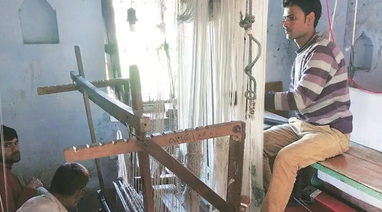 An exhibition of textiles presents the range of experiments done in pattern and material in Varanasi